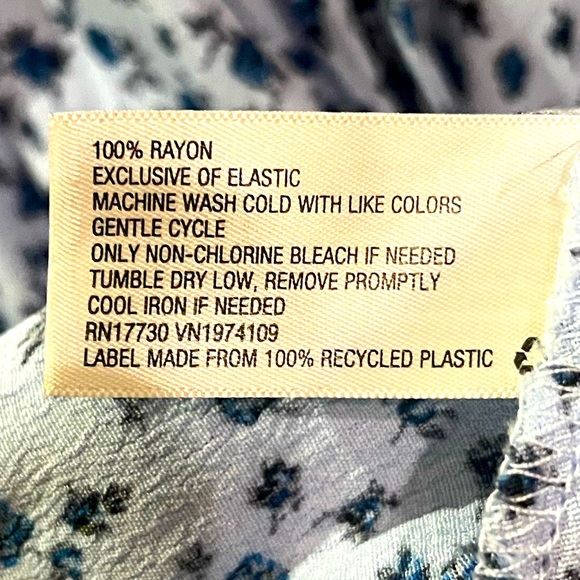 Wild Fable Blue Floral Spring Dress - Size Small - Picture 3 of 5